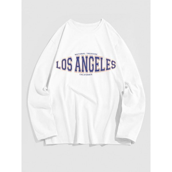 LOS ANGELES Graphic Long Sleeve T-shirt