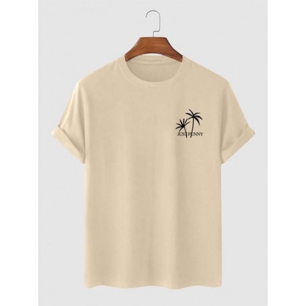 Palm Tree JUST FUNNY Graphic T-shirt