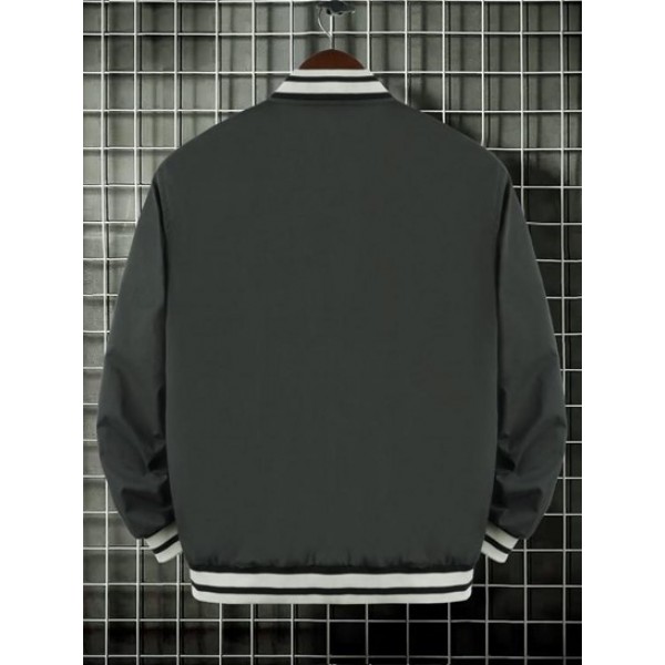 Embroidery Baseball Varsity Jacket