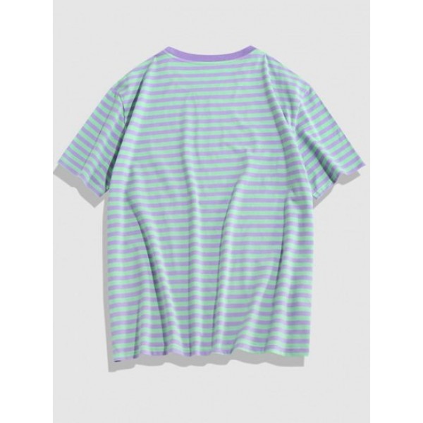 Short Sleeve Stripe Tee