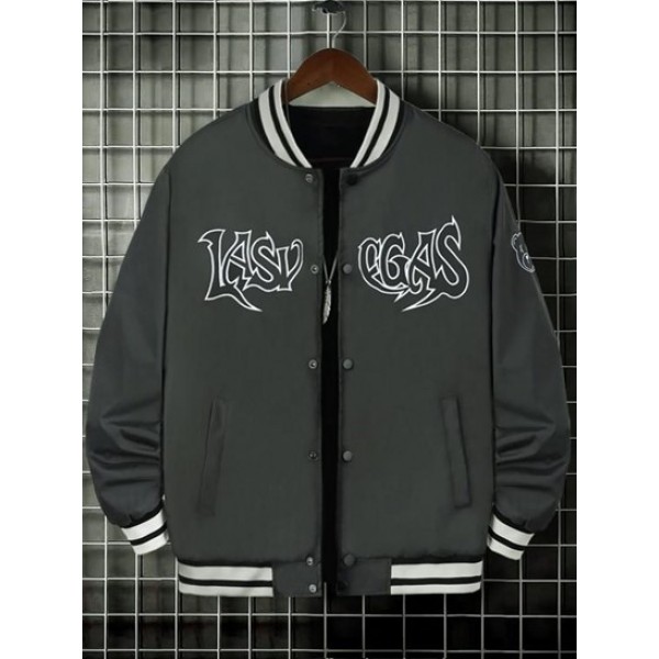 Embroidery Baseball Varsity Jacket