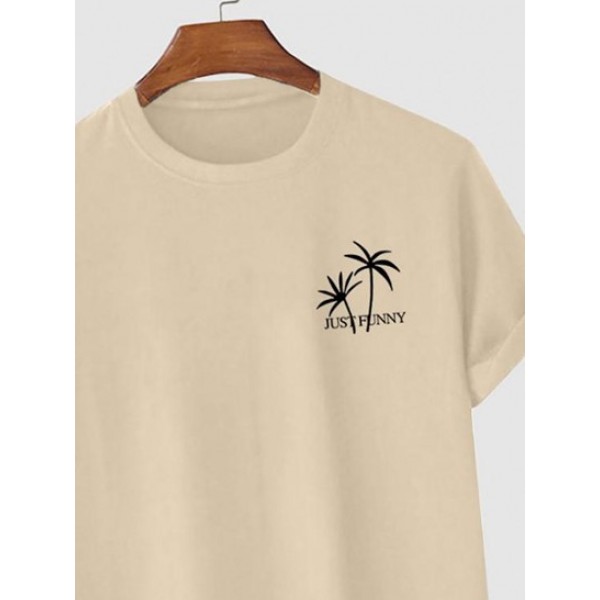 Palm Tree JUST FUNNY Graphic T-shirt