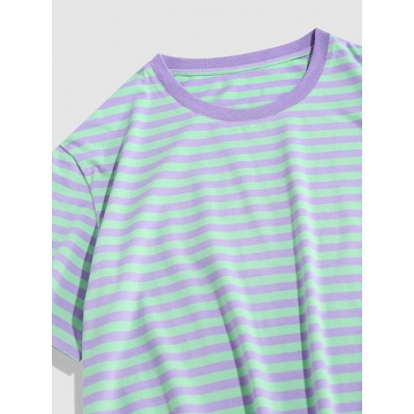 Short Sleeve Stripe Tee