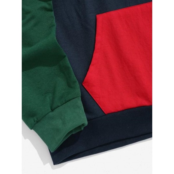 Colorblock FLORIDA Graphic Front Pocket Hoodie