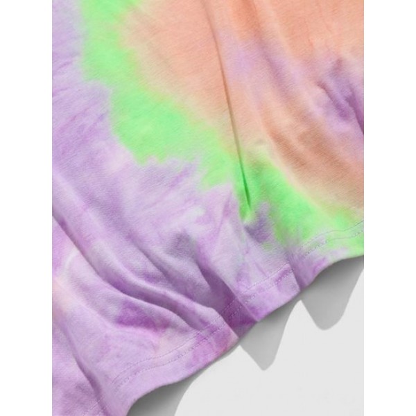 Tie Dye Rose New York Short Sleeve T-shirt